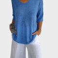 MAISON CHÉRIE | Suéter Mujer Con Escote En V – Jersey Casual Elegante