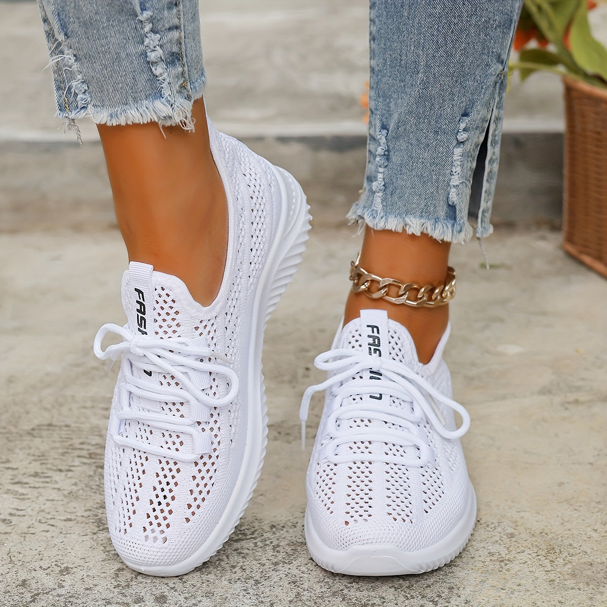 MAISON CHÉRIE | Zapatillas mujer transpirables con suela amortiguadora ligera