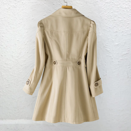 Abrigo Valentina | Trench Rosa Vintage, Ligero y Versátil