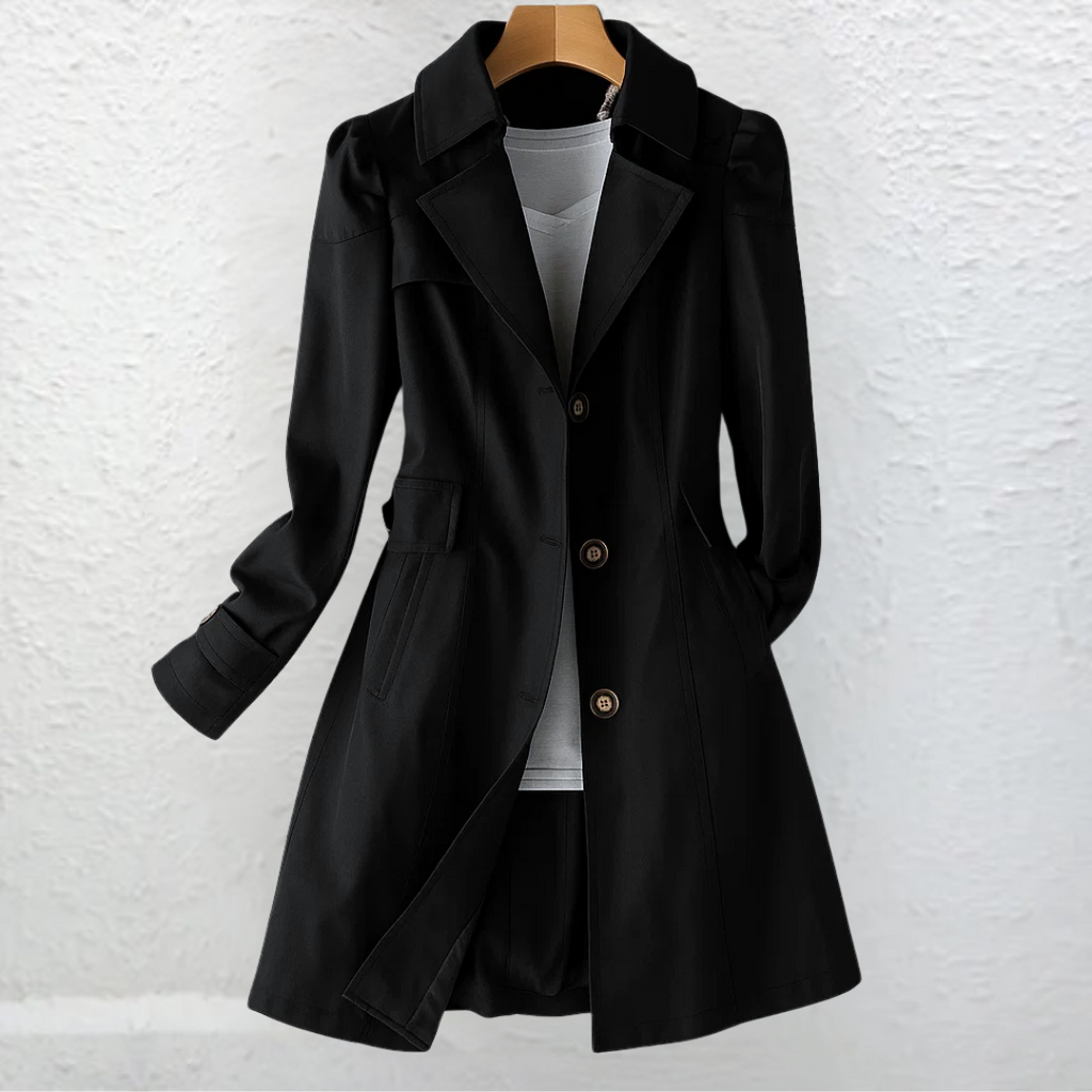 MAISON CHÉRIE | Abrigo trench mujer elegante rosa vintage – ligero y versátil