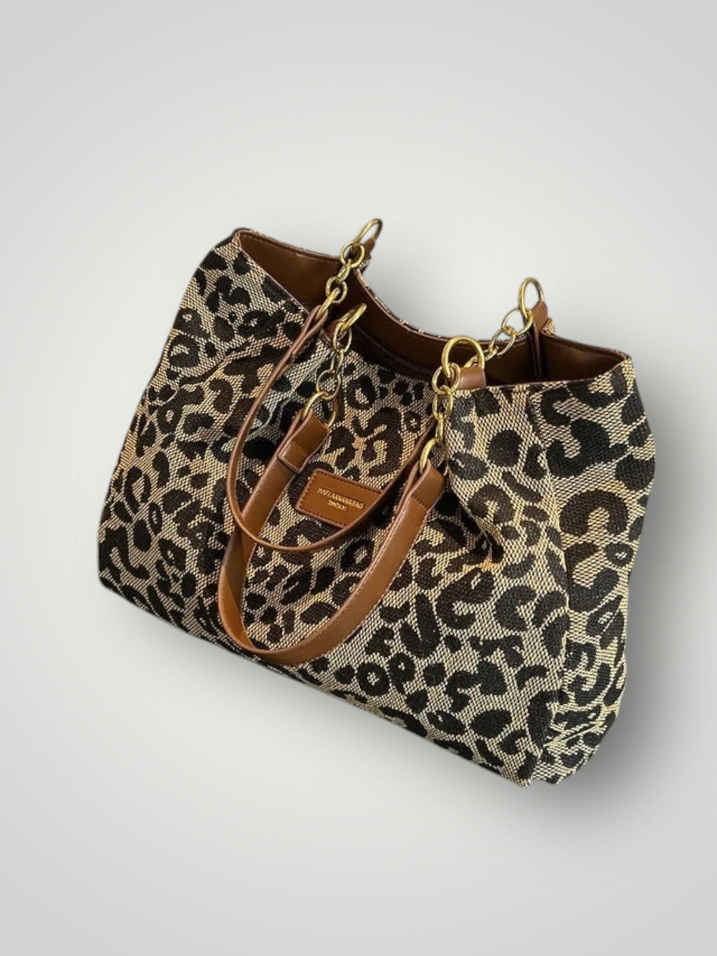 MAISON CHÉRIE | Bolso bandolera con estampado de leopardo
