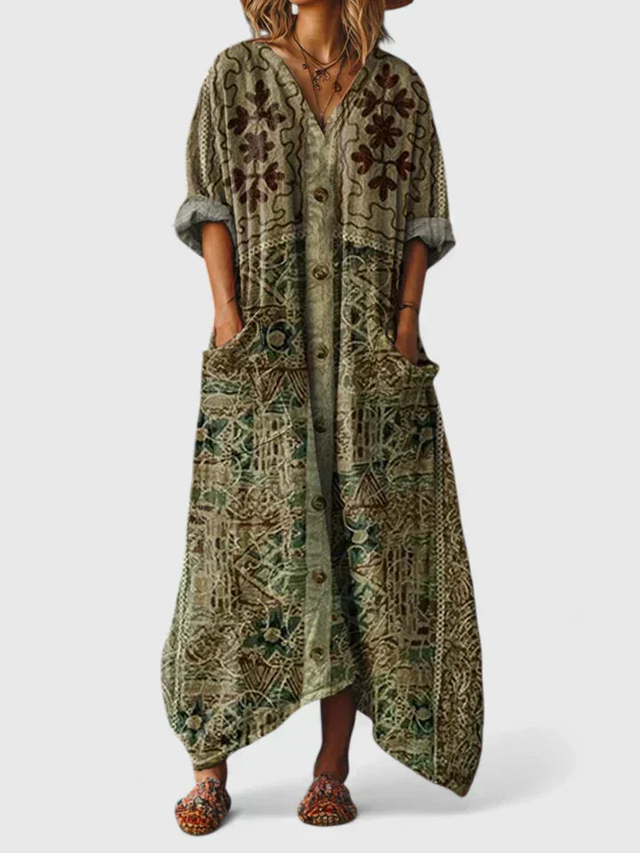 Vestido Alice | Maxi Suelto, Boho y Fluido