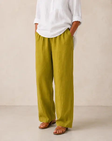 MAISON CHÉRIE | Amalia | Pantalón Fluido de Algodón y Lino