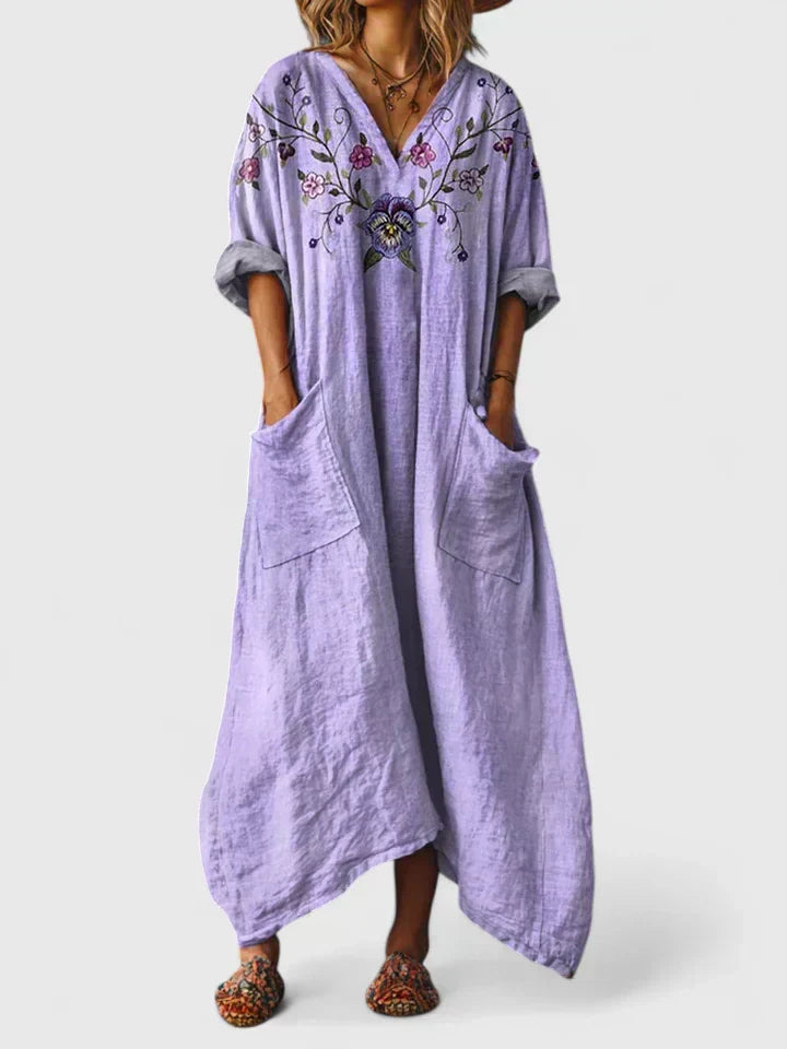 Vestido Alice | Maxi Suelto, Boho y Fluido