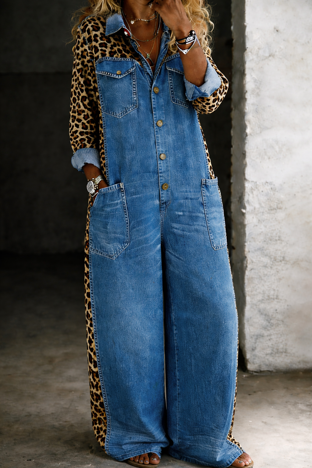 MAISON CHÉRIE | Amanda | Mono Entero de Denim