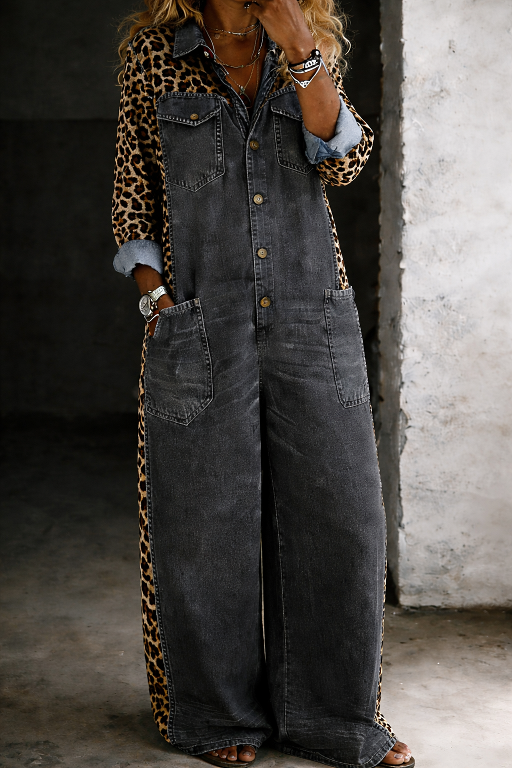 MAISON CHÉRIE | Amanda | Mono Entero de Denim