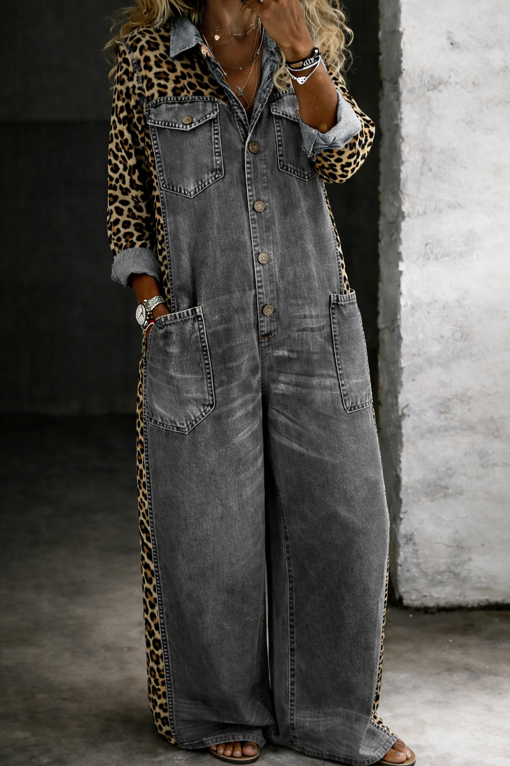 MAISON CHÉRIE | Amanda | Mono Entero de Denim
