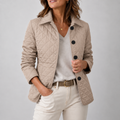 MAISON CHÉRIE | Chaqueta acolchada de mujer con cuello alto y botones frontales