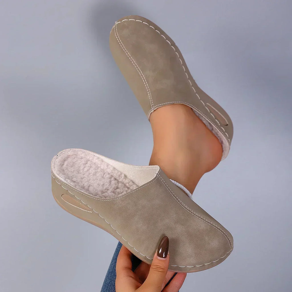 MAISON CHÉRIE | Zapatillas ortopédicas mujer para casa con soporte cómodo – estilo casual confort