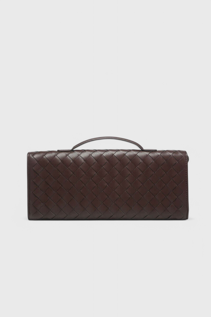 MAISON CHÉRIE | Cartera de mano con lazo dorado