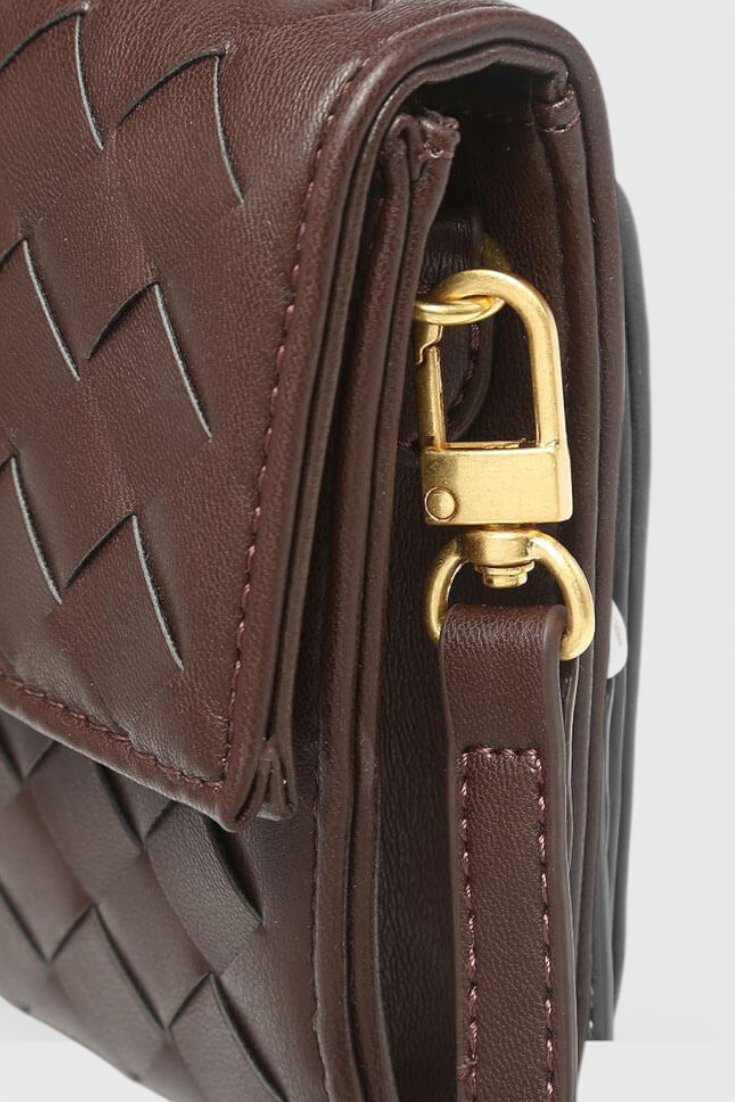 MAISON CHÉRIE | Cartera de mano con lazo dorado