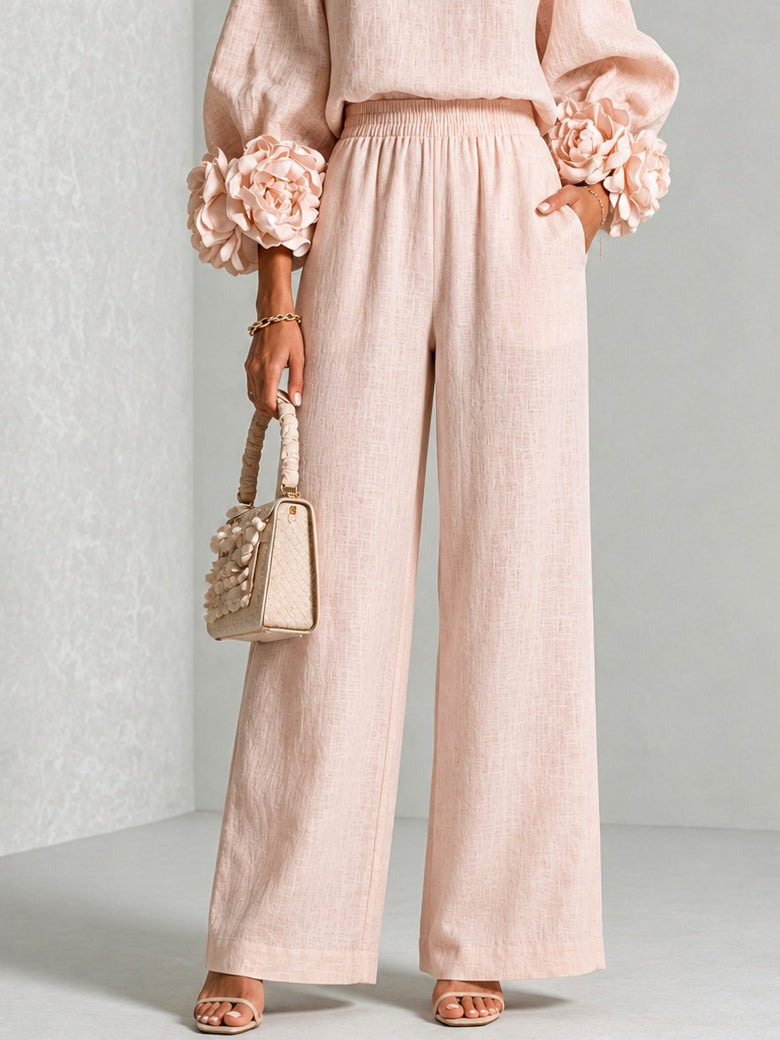 MAISON CHÉRIE | Rosalia | Conjunto de Dos Piezas con Puños Florales