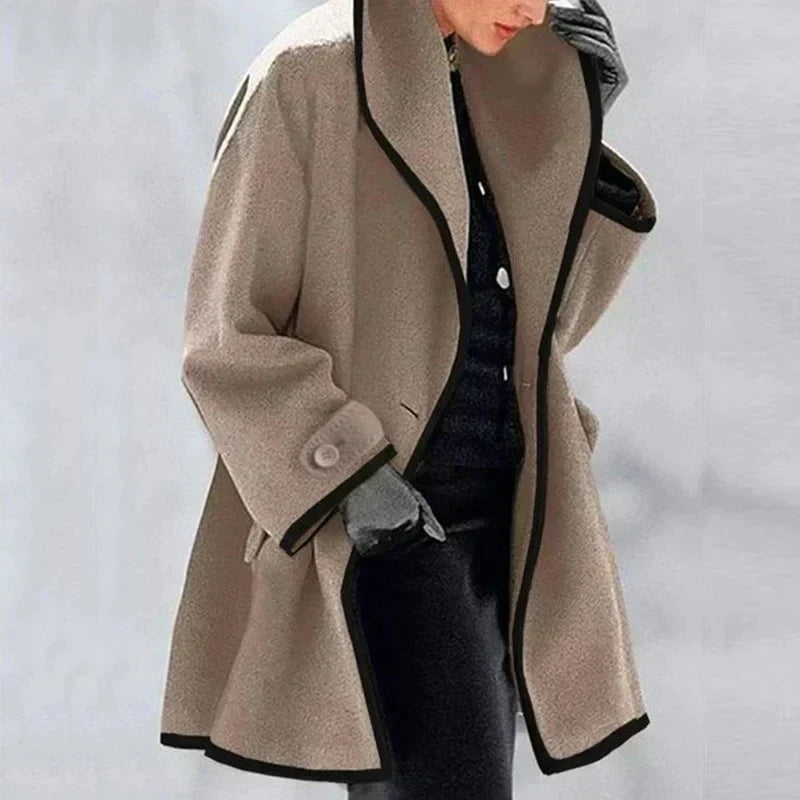 Abrigo Louise | Trench de Invierno con Doble Botonadura, Oversize
