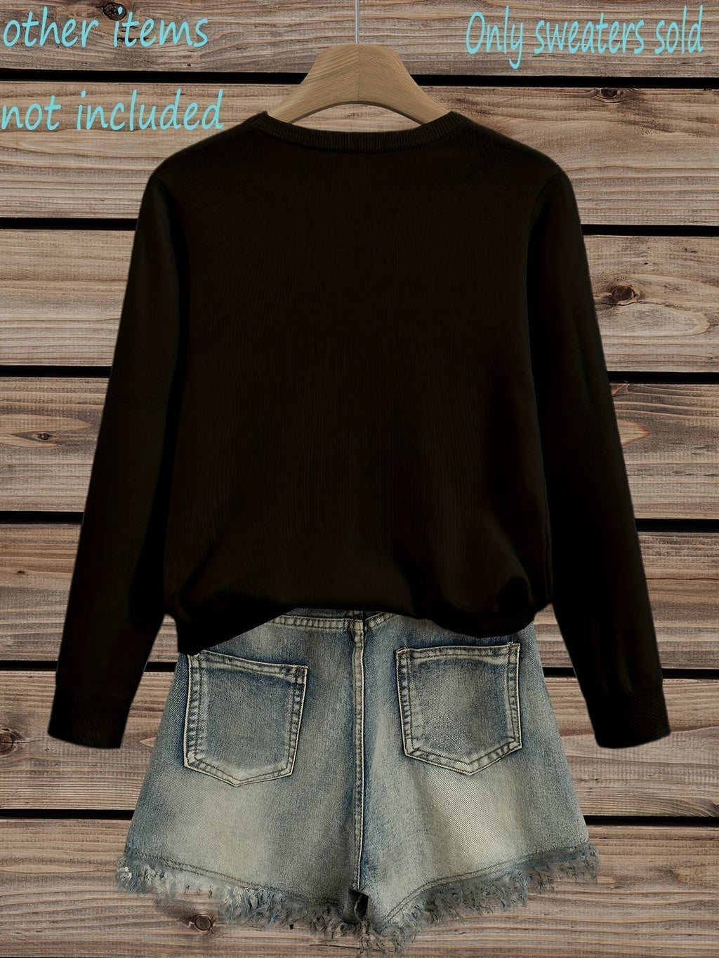 MAISON CHÉRIE | Suéter de mujer con flores estampadas y cuello redondo casual