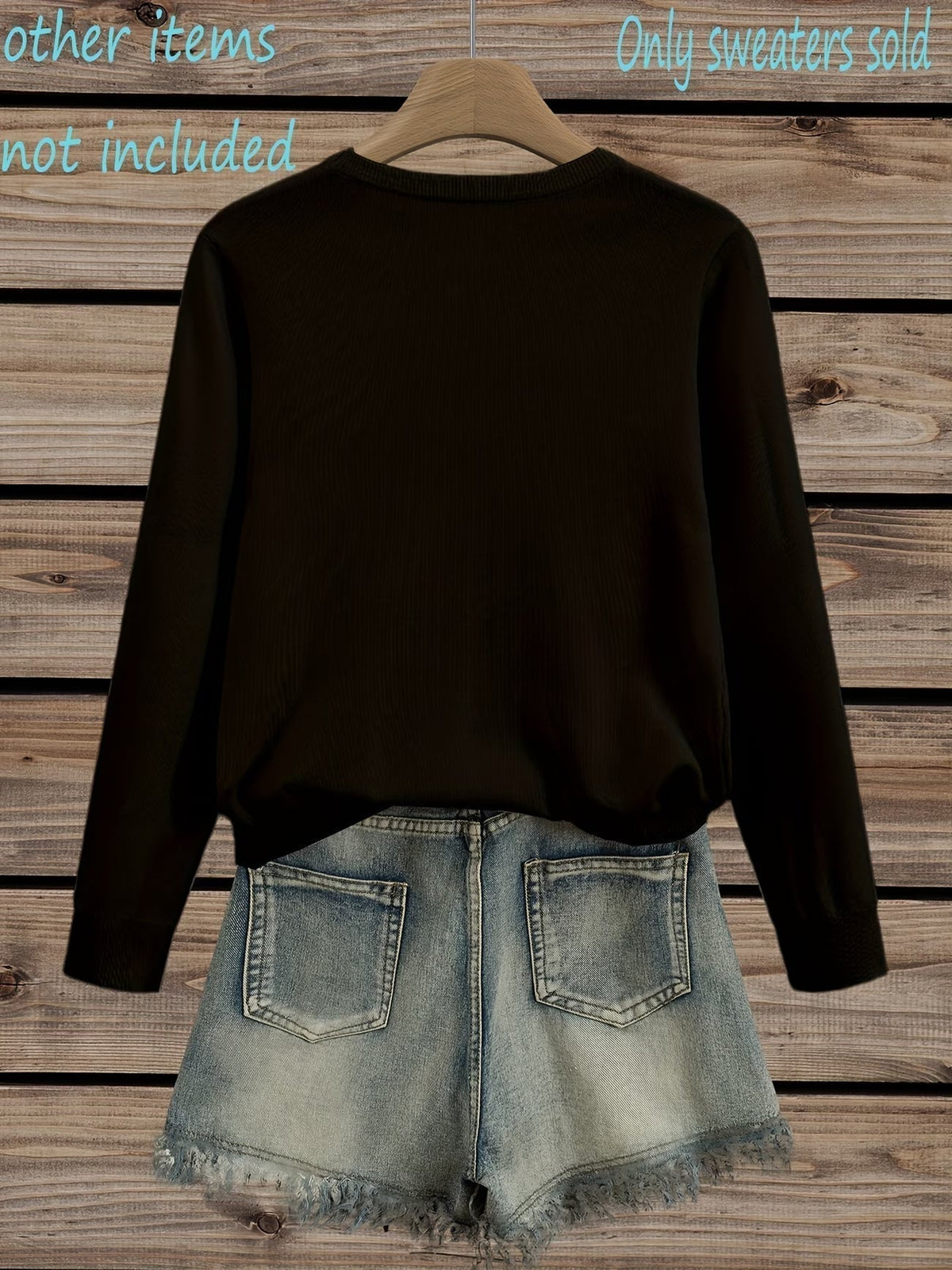 MAISON CHÉRIE | Suéter de mujer con flores estampadas y cuello redondo casual