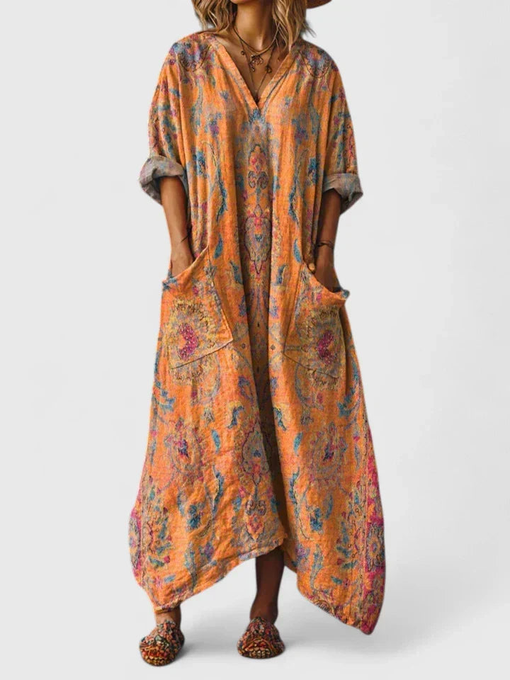 Vestido Alice | Maxi Suelto, Boho y Fluido