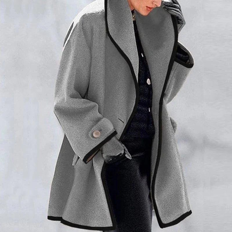 Abrigo Louise | Trench de Invierno con Doble Botonadura, Oversize