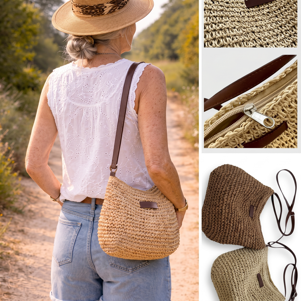 MAISON CHÉRIE | Bolso Trenzado Elegante