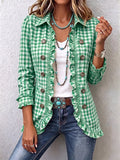 Chaqueta Julia | De Cuadros Vichy con Volantes y Botones