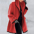 MAISON CHÉRIE | Abrigo trench mujer de invierno con doble botonadura – estilo elegante oversize
