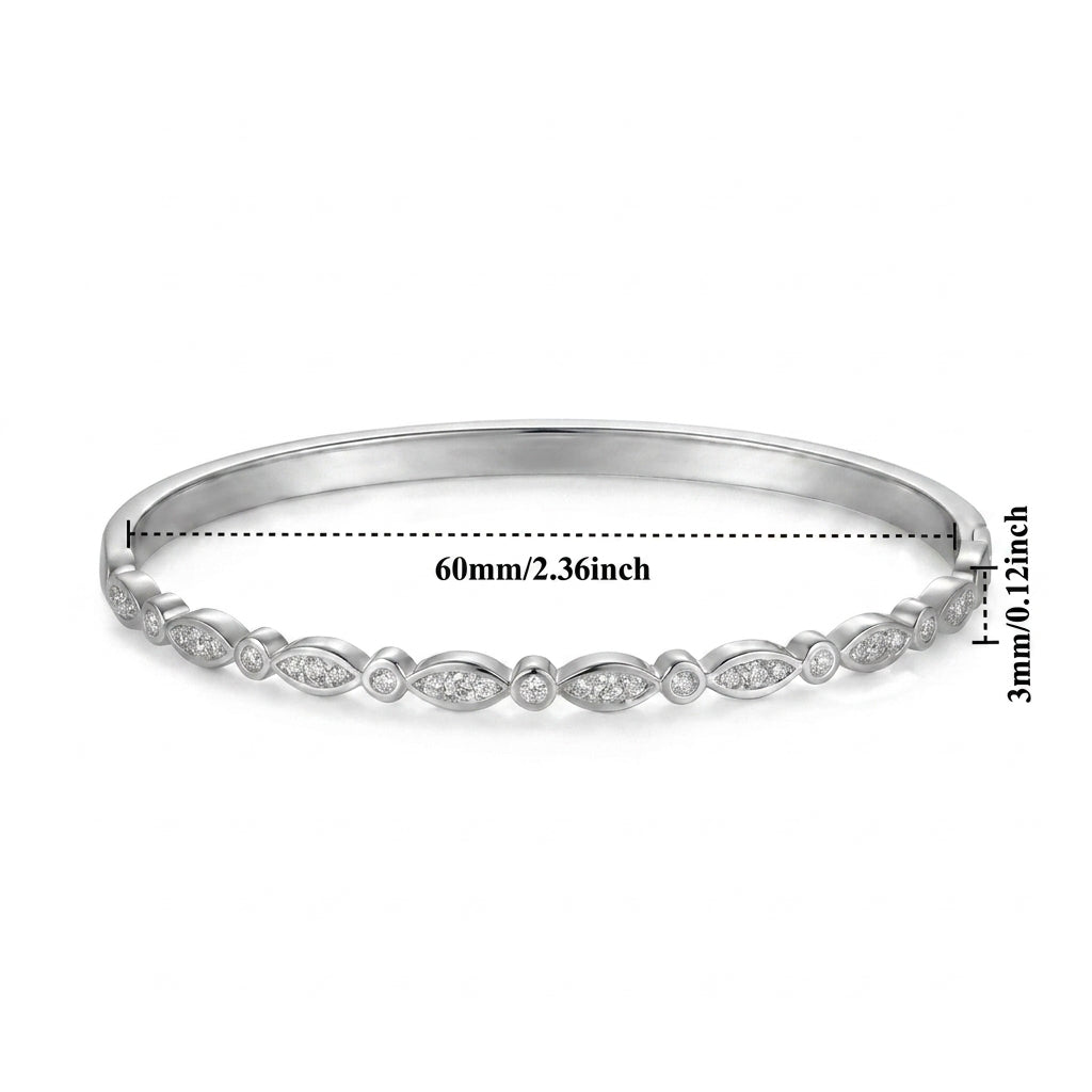 MAISON CHÉRIE | Pulsera elegante en oro con circonita