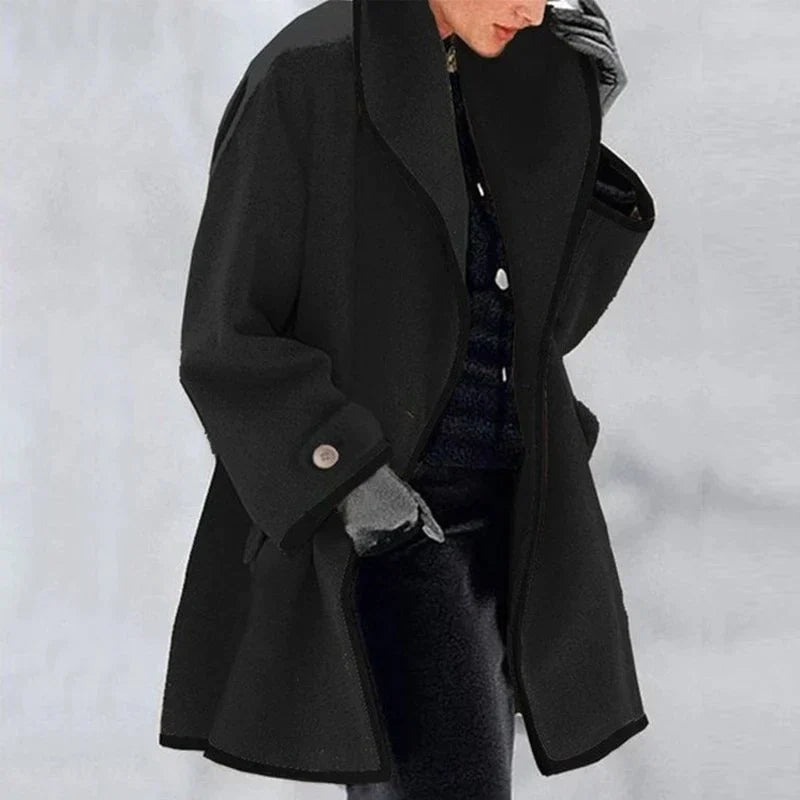 Abrigo Louise | Trench de Invierno con Doble Botonadura, Oversize